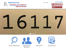 Tablet Screenshot of ellwoodchamber.org